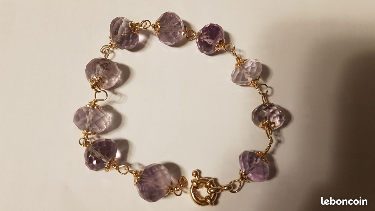 Bracelet amethyste (image 3)