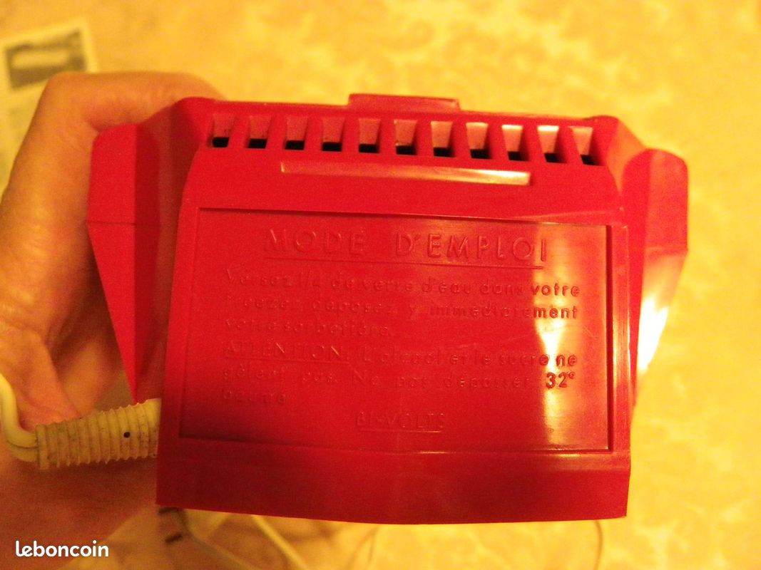 Sorbetière VERITAS GELCREM rouge (image 4)