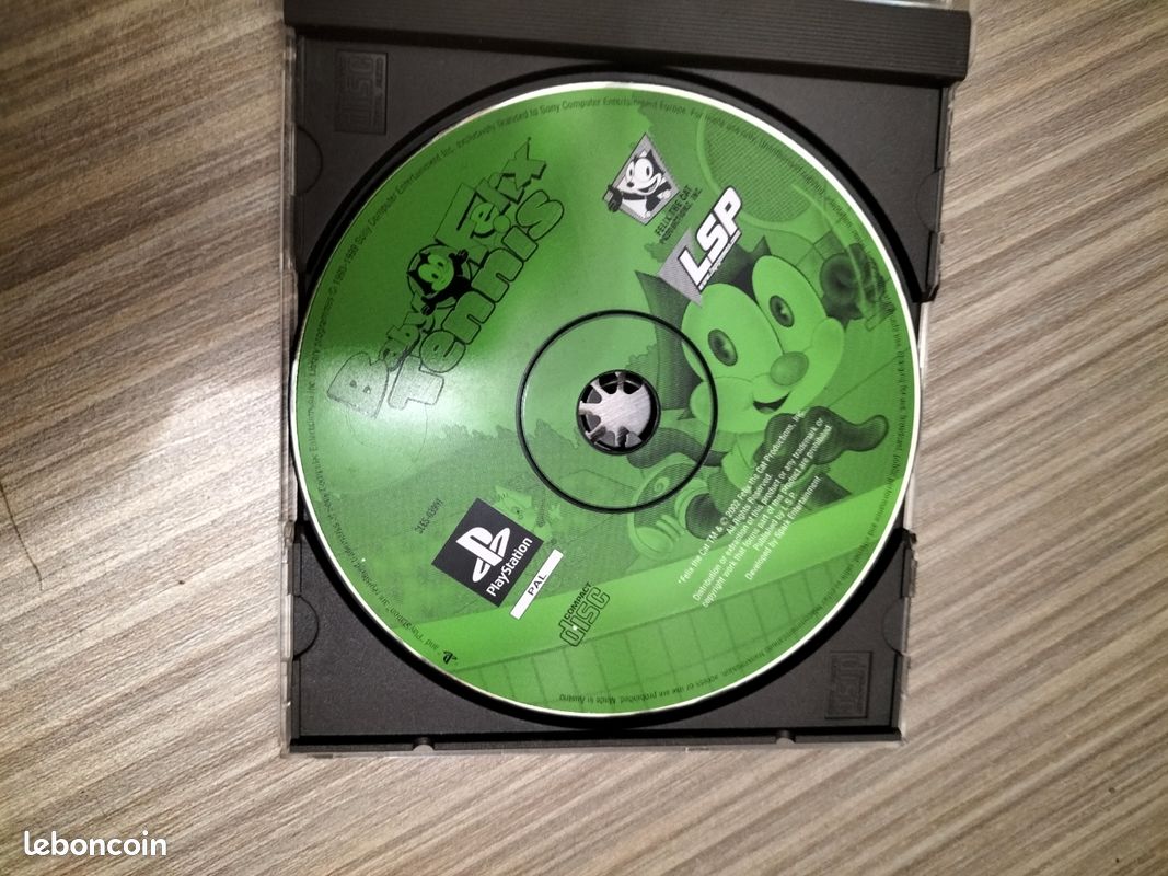 Jeu PS1 Baby Felix Tennis - Neuf Sous Blister, édition Complète, PAL, Sortie 2001