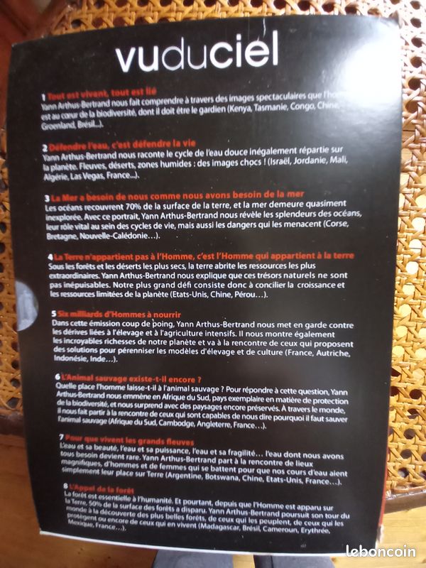 Coffret DVD "vu du ciel" (image 2)
