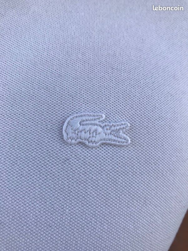Polo Lacoste blanc (image 2)