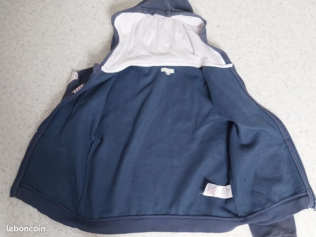 Gilet marine T 10 ans Vertbaudet (image 4)