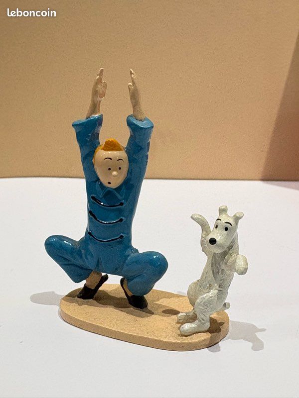 Lot Figurines Tintin Heimo 1974 – Édition Lombard Sans Pixi
