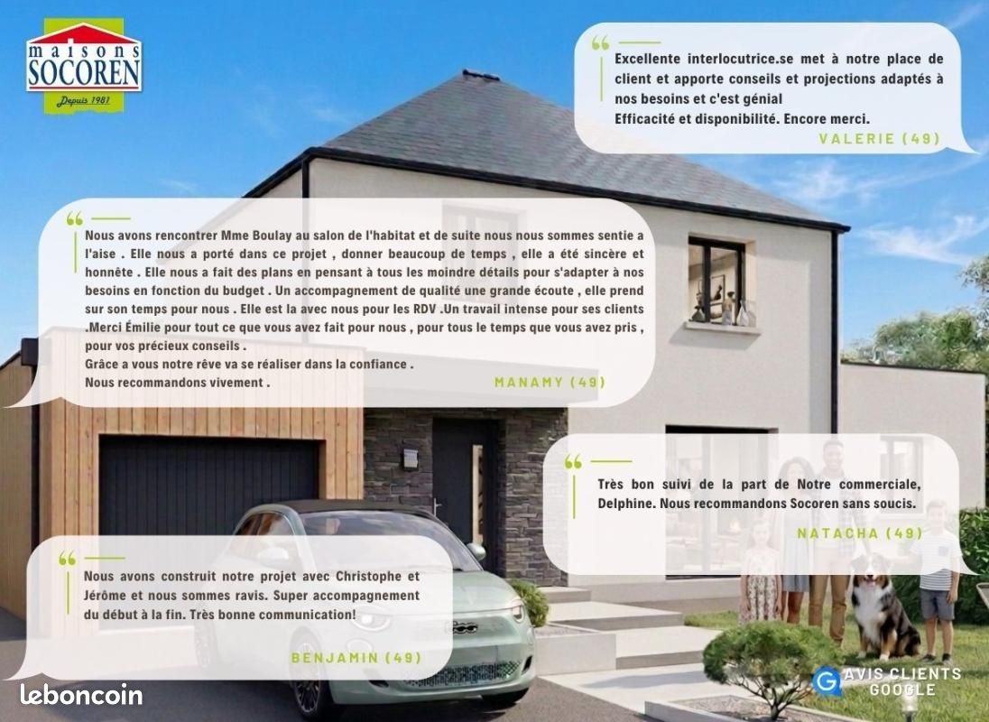 Terrain 354 m² Le Louroux Beconnais · à Val d'Erdre-Auxence · 48 500 €
