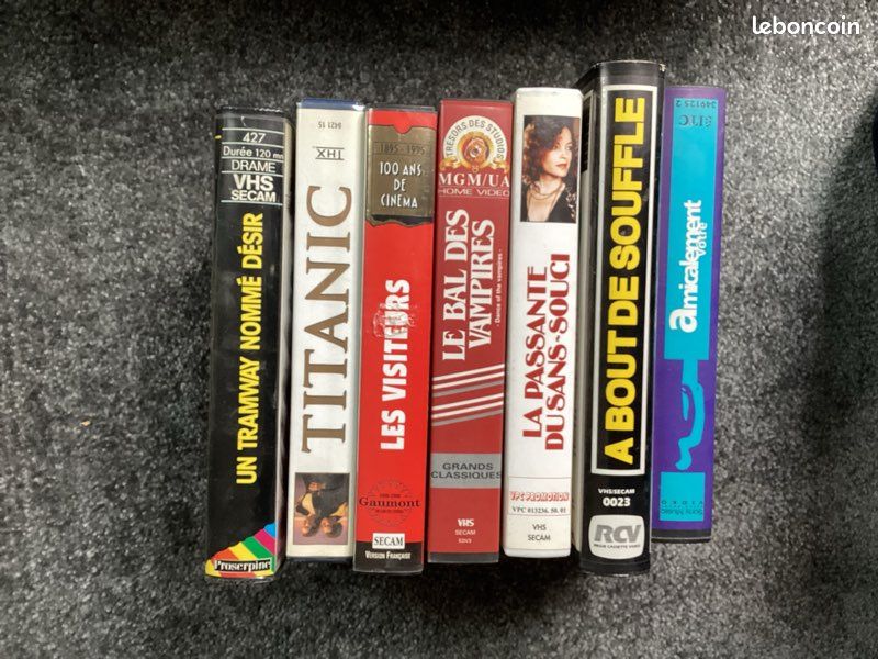 Lot de K7 vidéo VHS (image 1)