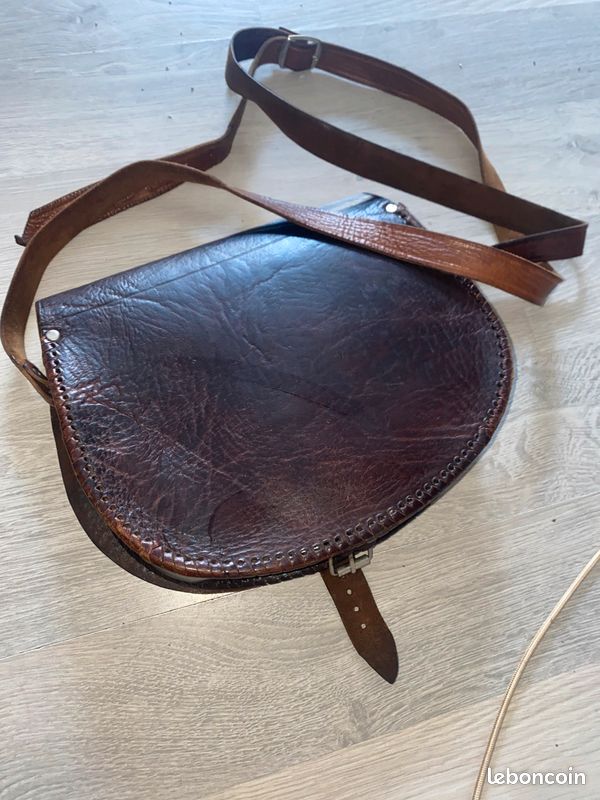 Besace vintage cuit xxl (Juliette) (image 3)