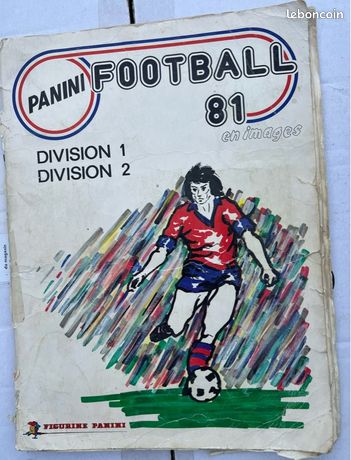 Panini - Football 81/82/83/84 - Lot de 4 albums (1 complet