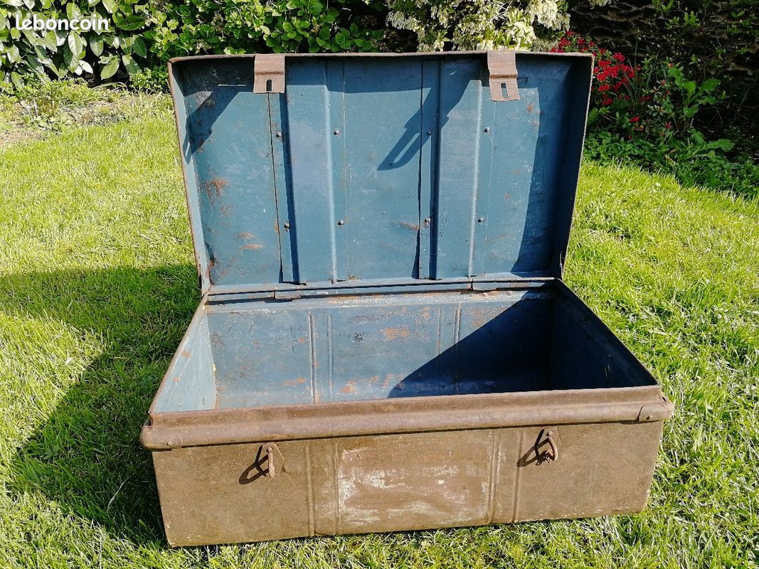 Militaire Collection pièces caisse cantine de l'arme caisse d'époque dans son jus d'orange (image 6)