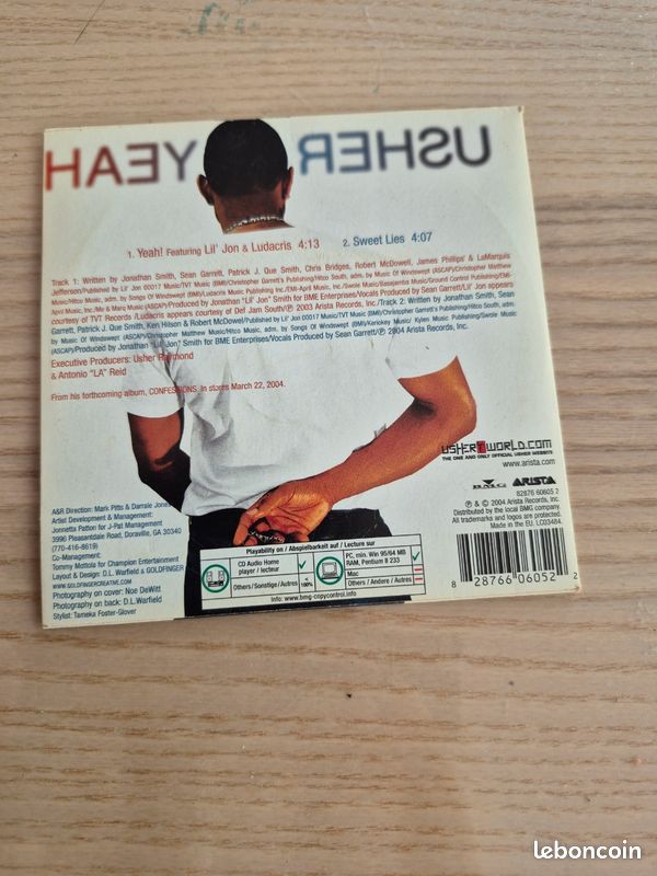 Cd 2 titres Usher Yeah (image 2)