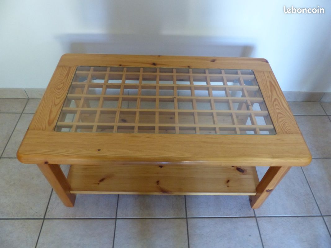Table basse en pin (image 2)