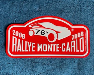 Plaque rallye monte carlo d'occasion - Collection