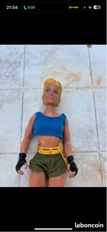 RARE Poupée hasbro action man NATHALIE karaté 1996