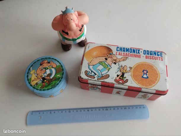 figurine ASTERIX figure le gaulois assurancetourix le barde anglaigus