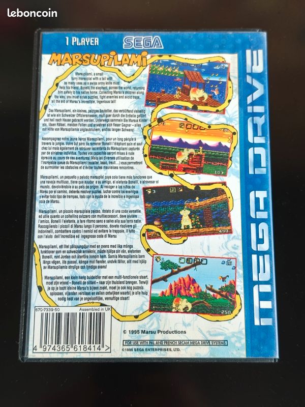 Jeu Megadrive marsupilami (image 2)
