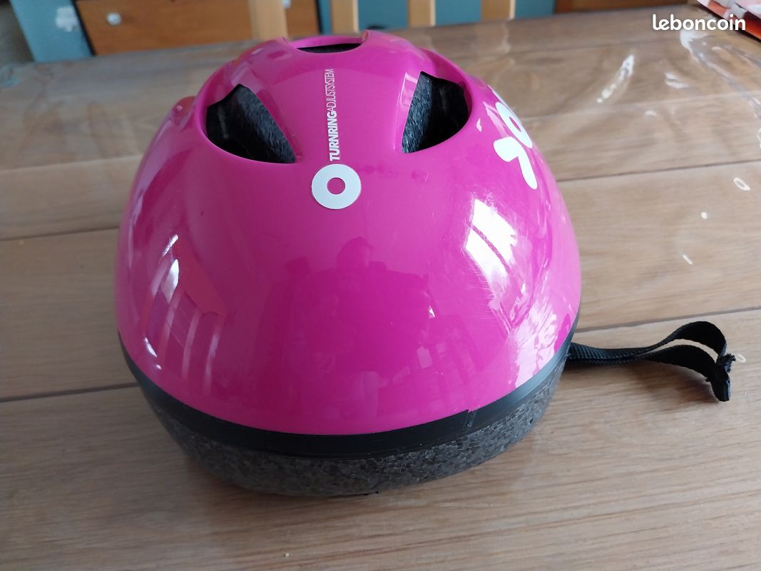 Casque de vélo rose Decathlon B.Twin fille 52-56 cm (image 4)