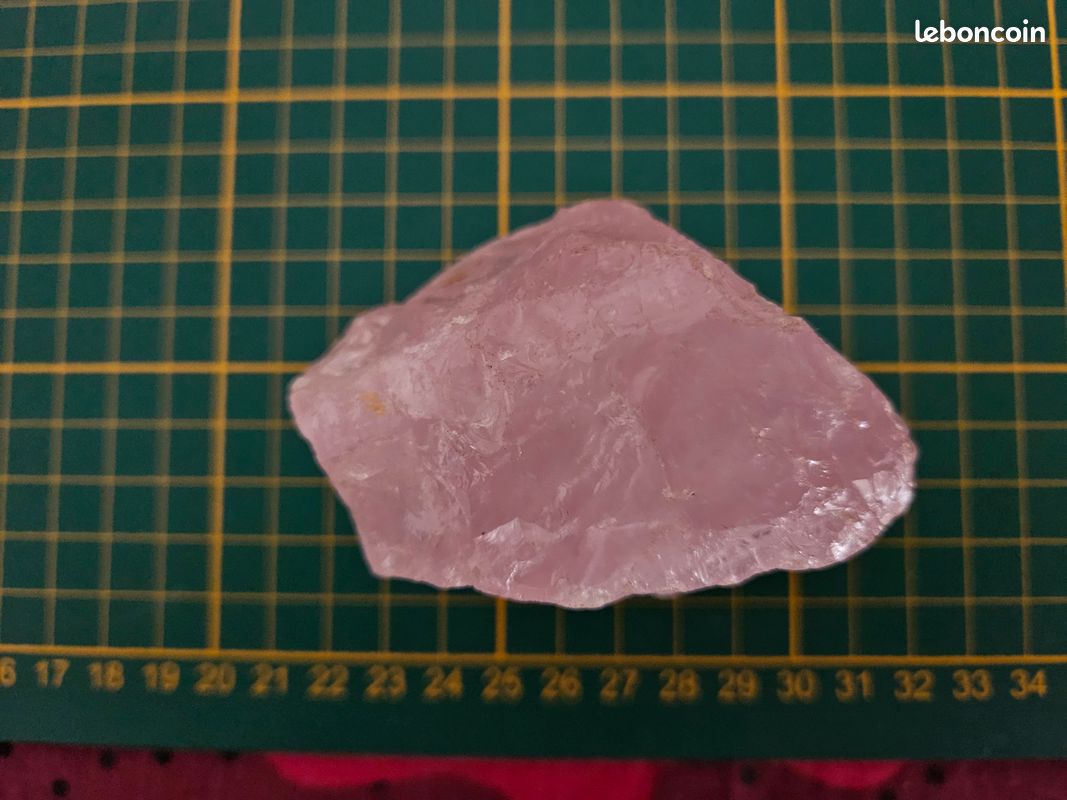 Grosse pierre naturelle de Quartz rose (image 1)