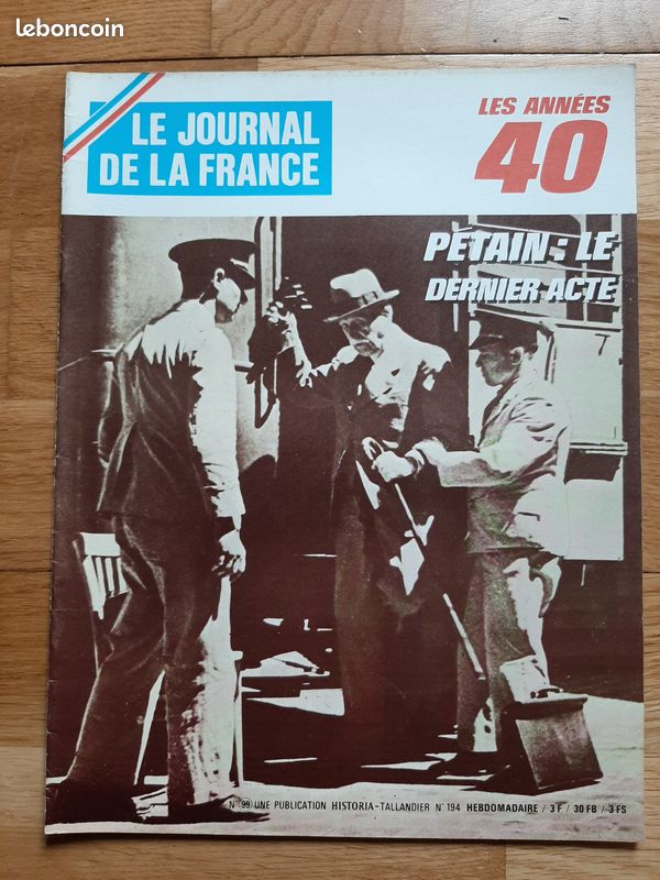 Le Journal de la France - Pétain, le dernier acte (n.194, 1973) (image 1)