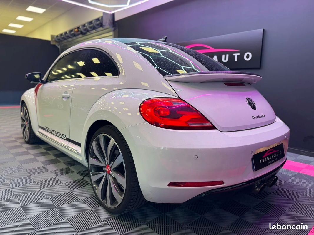 VOLKSWAGEN COCCINELLE 2.0 TSI 200 White Turbo DSG6 - Jantes 20" - Historique d'entretien - Moteur à chaine - (image 3)