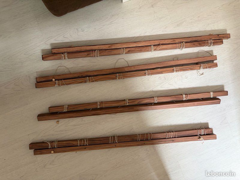 XIEJ Mur photo en bois, 38 x 90 cm, avec pinces, avec 30 pinces en bois, pour accrocher des photos et des décorations XIEJ Mur photo en bois, 38 x 90 cm, avec pinces, avec 30 pinces en bois, pour accrocher des photos et des décorations