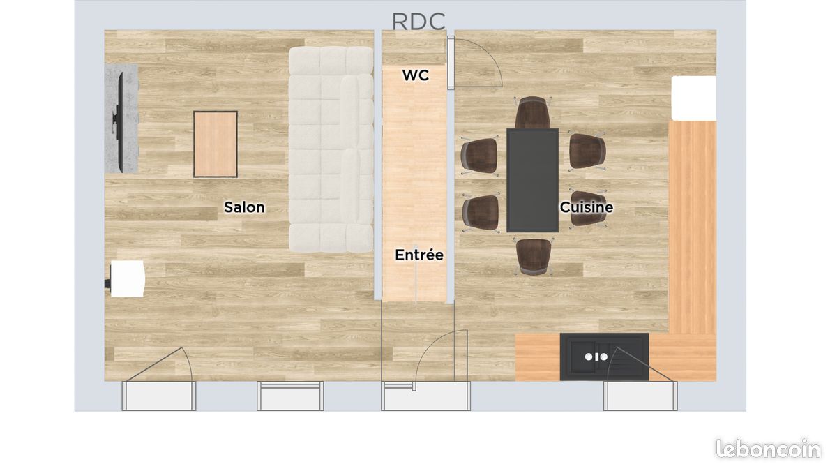Maison 4 pièces 65 m² · à Champlitte · 65 m² · 87 000 €