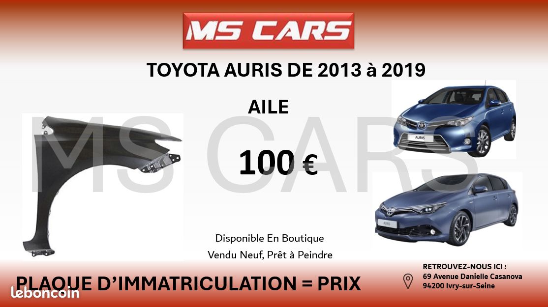 Aile toyota auris 2013 a 2019 (image 1)