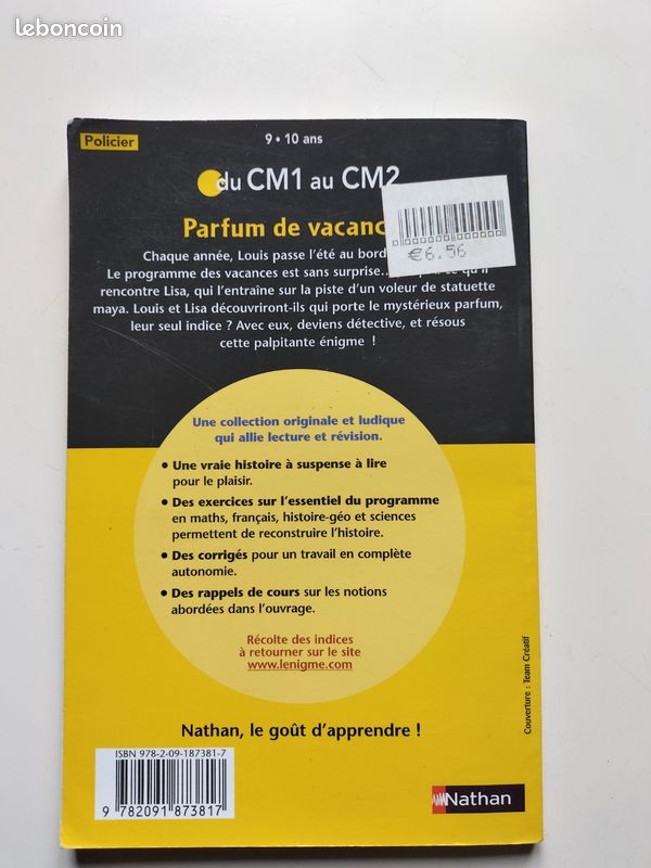 L’ENIGME des vacances Le sortilège de la pleine lune du CM1 au CM2 neuf (image 4)