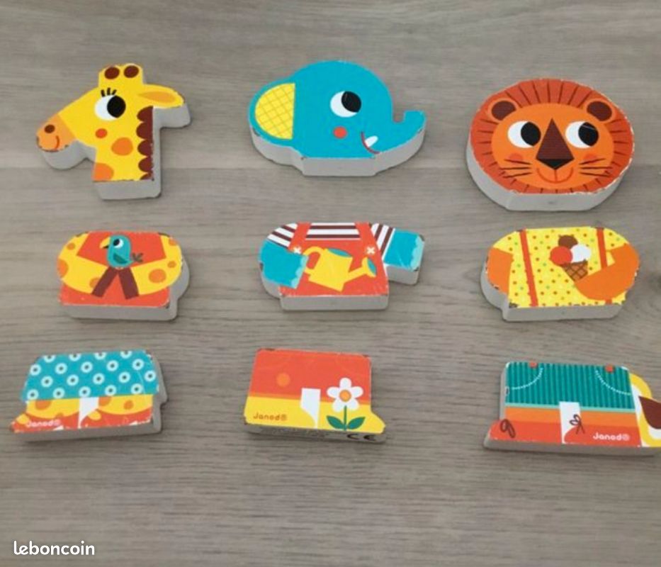 Puzzle animaux magnétique (image 1)