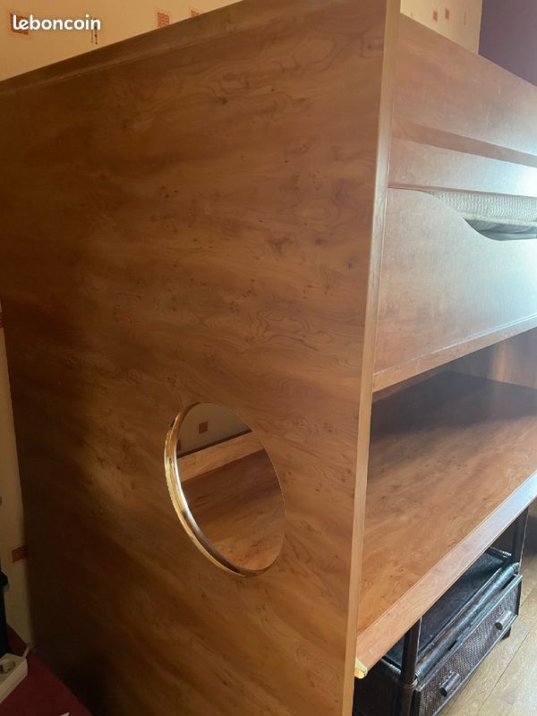 Lit (1p)en hauteur et bureau GAUTIER (image 1)