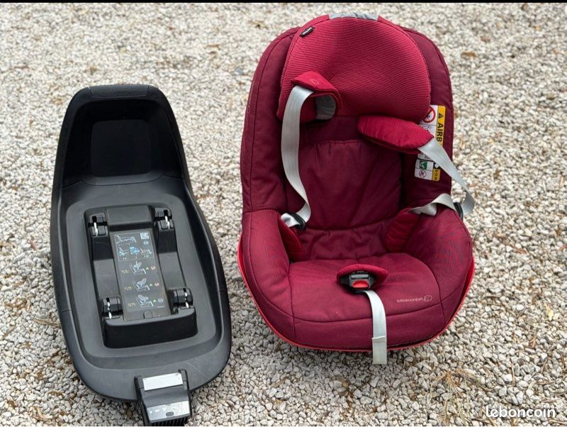 Siège auto bébé confort 2 way pearl avec sa base isofix (image 1)