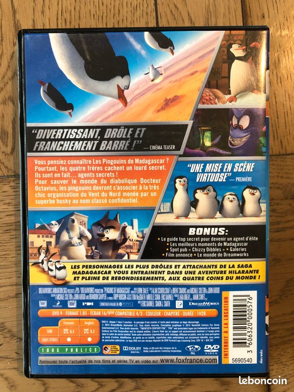 DVD Les pingouins de Madagascar (image 2)