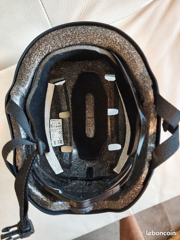 Casque de vélo B'twin TEEN 500 Black XS 48-52cm (image 6)
