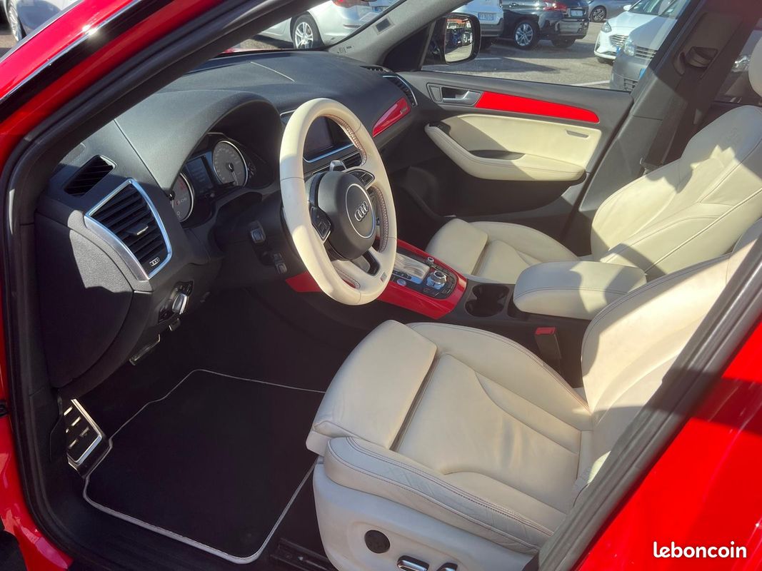 AUDI SQ5 V6 3.0 BiTDI 313 Quattro Tiptronic 8*audi exclusive full *rouge *ETAT EXCEPTIONNEL (image 8)