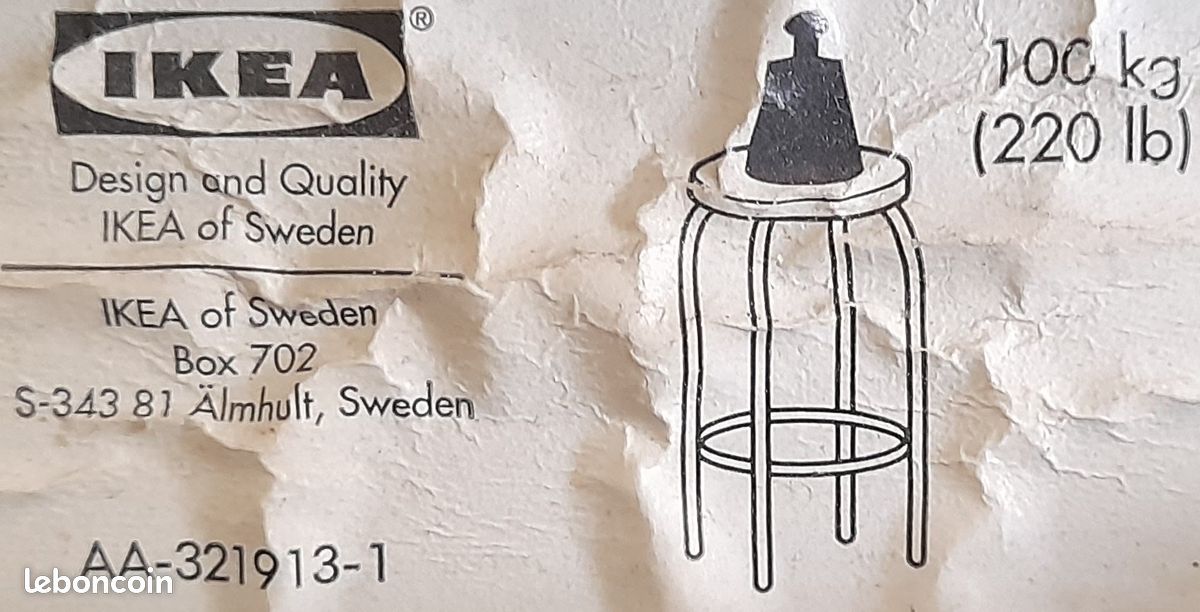 STIG Chaise de bar IKEA (image 8)