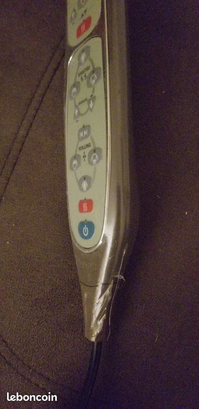 Chaise massante chaleur Shiatsu 2 en 1 dos et épaule (image 6)