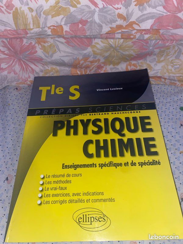 Terminale - Physique Chimie - Ellipses (image 1)