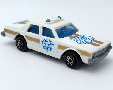 Jouet Majorette - Chevrolet Impala Police Vintage Années 80, échelle 1:64, France