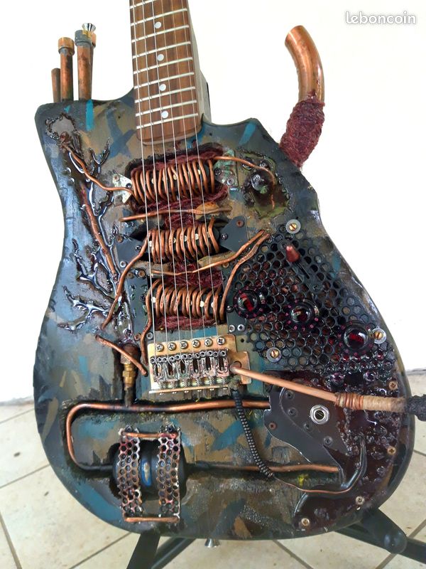 Guitare Steampunk Mika Custom Arts Guitars (image 3)