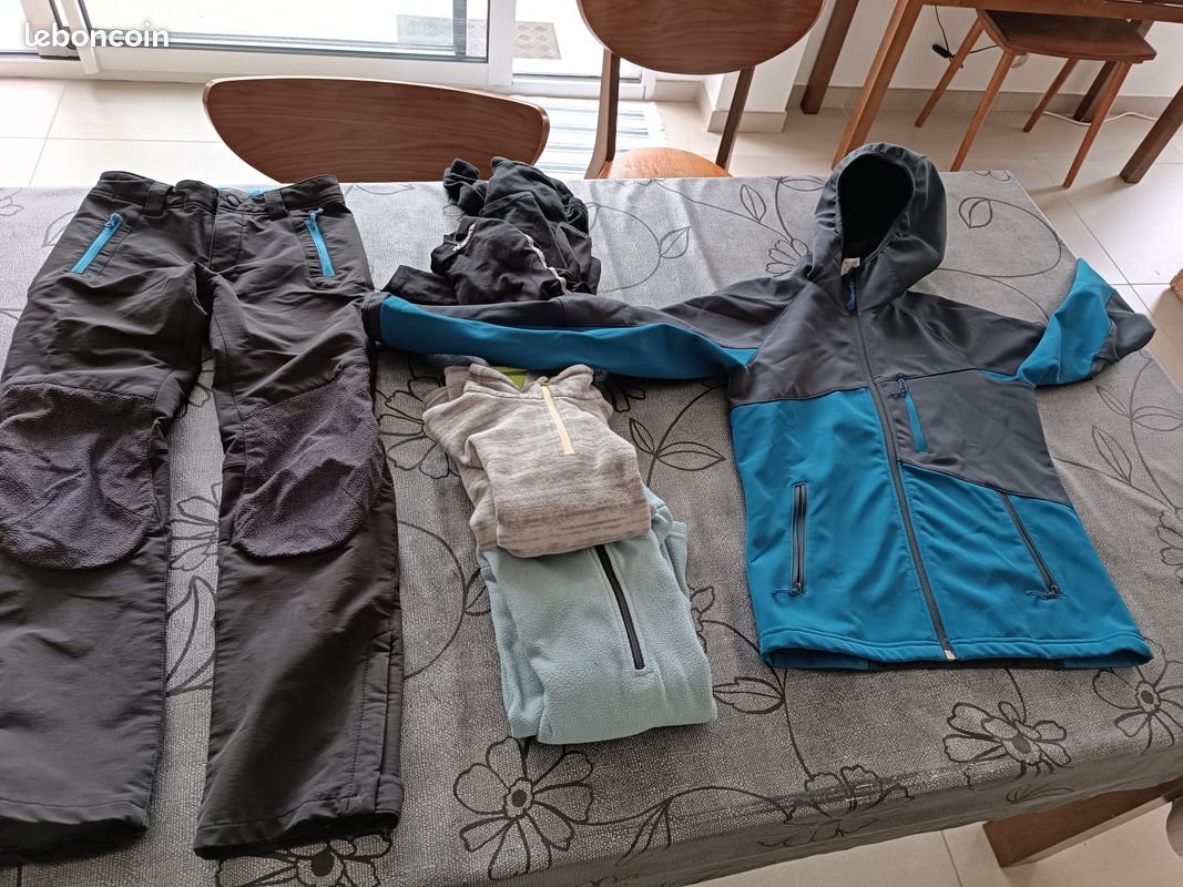 Lot vêtement 10ans rando montagne hiver garcon Vêtements