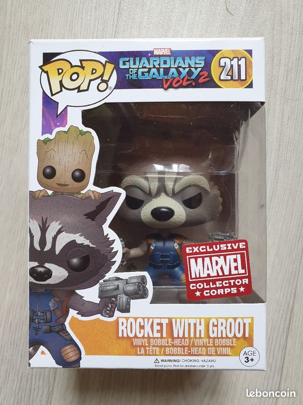 Pop Rocket with groot 211 Marvel exclusive corps (image 1)