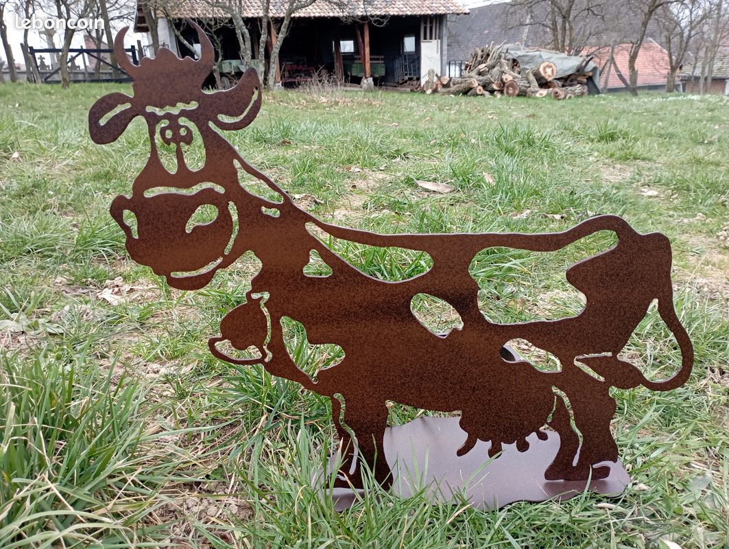 Décoration découpe laser vache... (image 1)