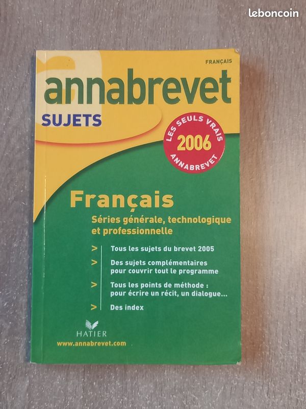 Annabrevet Français 2006 (image 1)