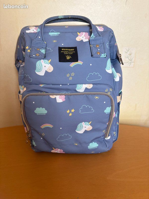 Sac à Langer Licorne Pour Poupée Avec Matelas - Accessoire Jeu D'imitation Fille - Âge 3 à 6 Ans