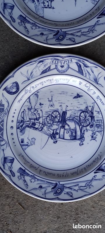 Assiettes décoratives histoire de France (image 5)