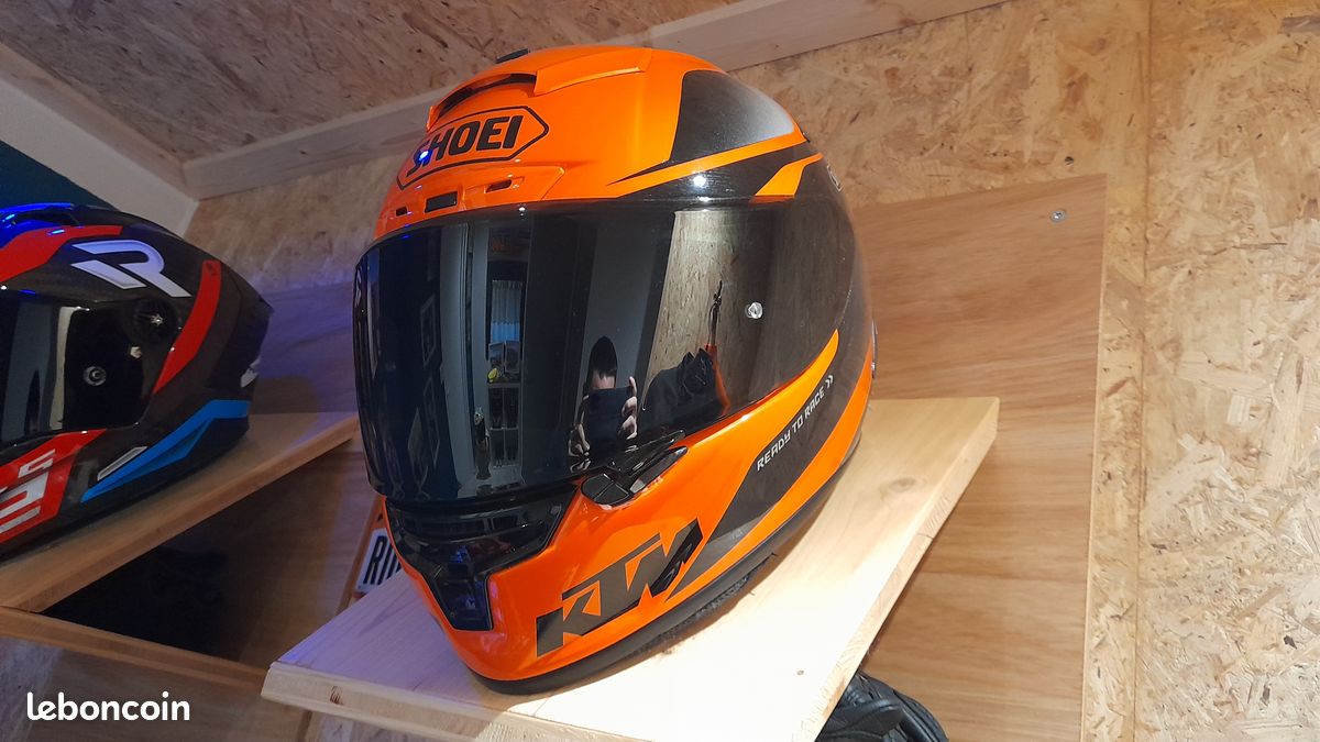 Casque moto SHOEI Spirit édition limitée KTM Équipement moto