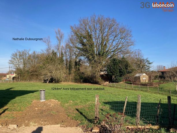 Vente | Terrain constructible | 1237 m² | Saint-Didier-d'Aussiat