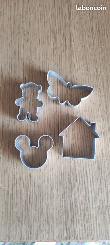 4 moules emportes pièces biscuit inox (image 3)