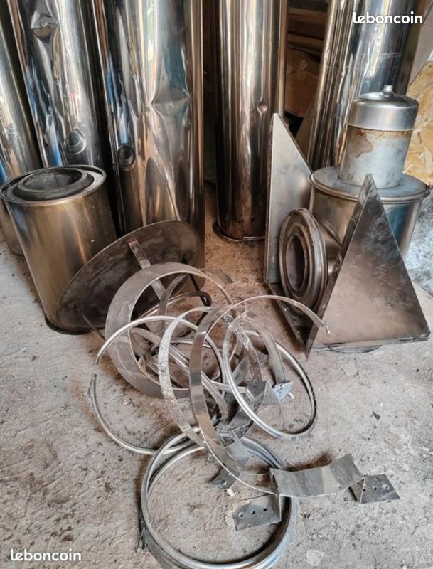 Kit conduit de cheminée inox double paroi (image 3)