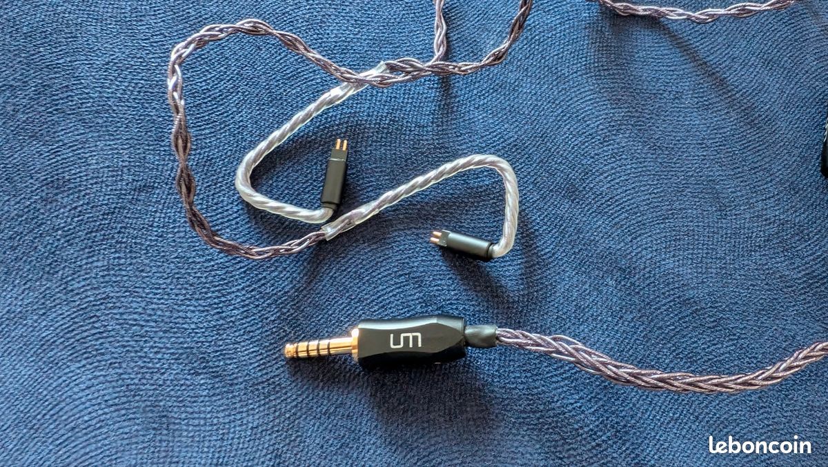 Unique Melody Fusang – Écouteurs Intra-auriculaires Audiophiles (Noir, Jack 3.5mm) – Occasion