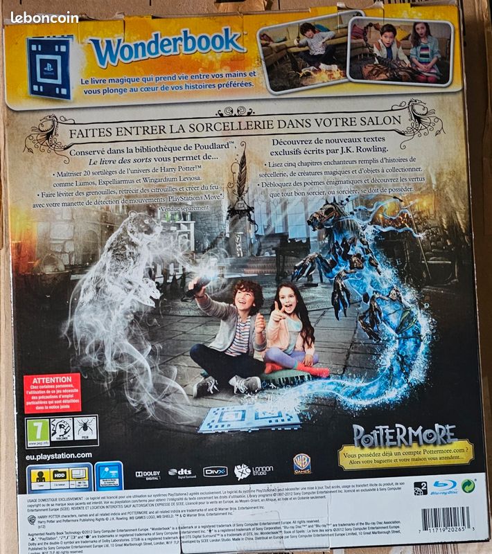 Harry Potter Book Of Spells – Livre Des Sorts Sur PS3 (Neuf Sous Blister)