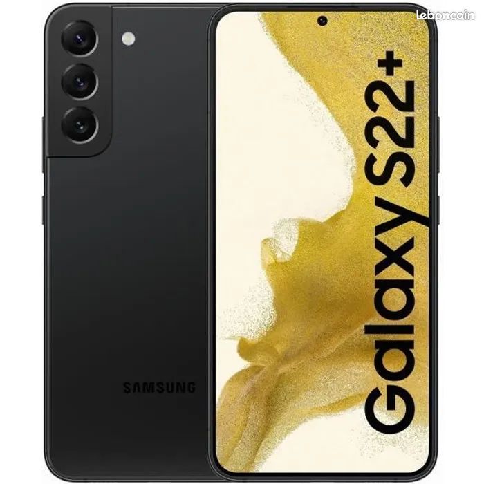 SAMSUNG GALAXY S22 + Plus Noir 256GO 5G TÉLÉPHONE DÉBLOQUÉ OPÉRATEUR (image 1)